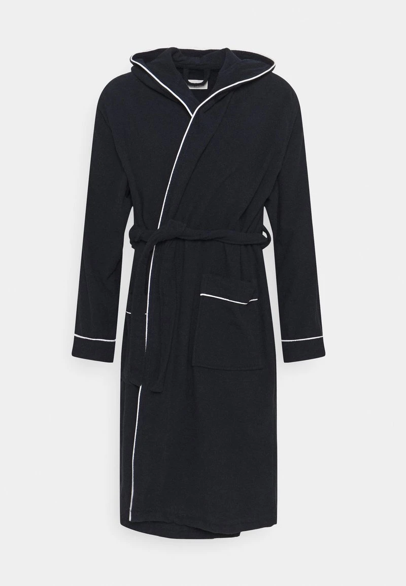 Pier One Bademantel - Dark Blue/white 4 Pier One Bademantel - Dark Blue/white – Bild 4