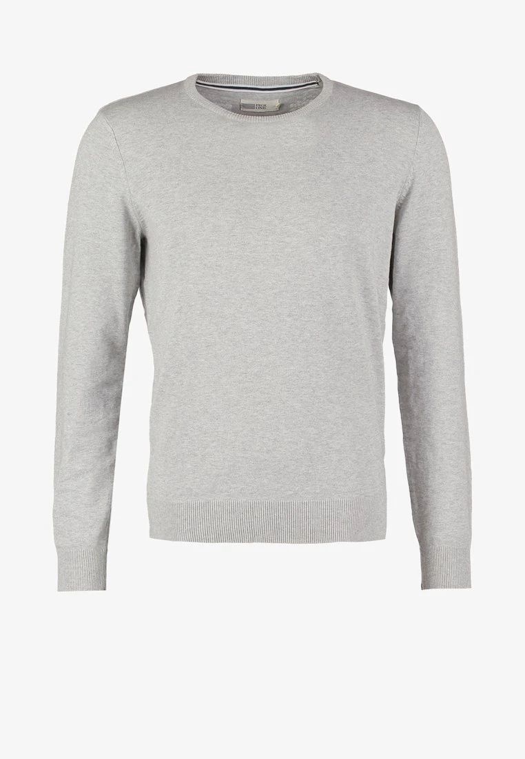 Pier One BASIC CREWNECK - Strickpullover - Light Grey 5 Pier One BASIC CREWNECK - Strickpullover - Light Grey – Bild 5