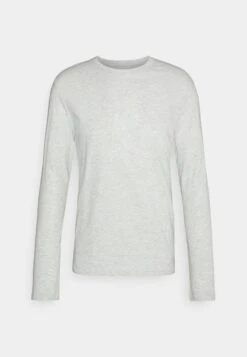 Pier One 7 PACK - Langarmshirt - Mottled Light Grey/white/mottled Dark Grey -Pier One 31875945b966486087c321398a091597