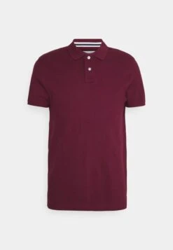 Pier One 3 PACK - Poloshirt - Bordeaux/white/dark Blue -Pier One 4cc9c115b9e24e409168180abfd6760c