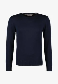 Pier One BASIC CREWNECK - Strickpullover - Dark Blue -Pier One 559fd963f3bf4be6abe2b2155cf5f818