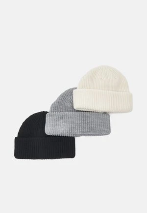 Pier One UNISEX 3 PACK - Mütze - Black/dark Grey/off-white/ 6 Pier One UNISEX 3 PACK - Mütze - Black/dark Grey/off-white/ – Bild 6