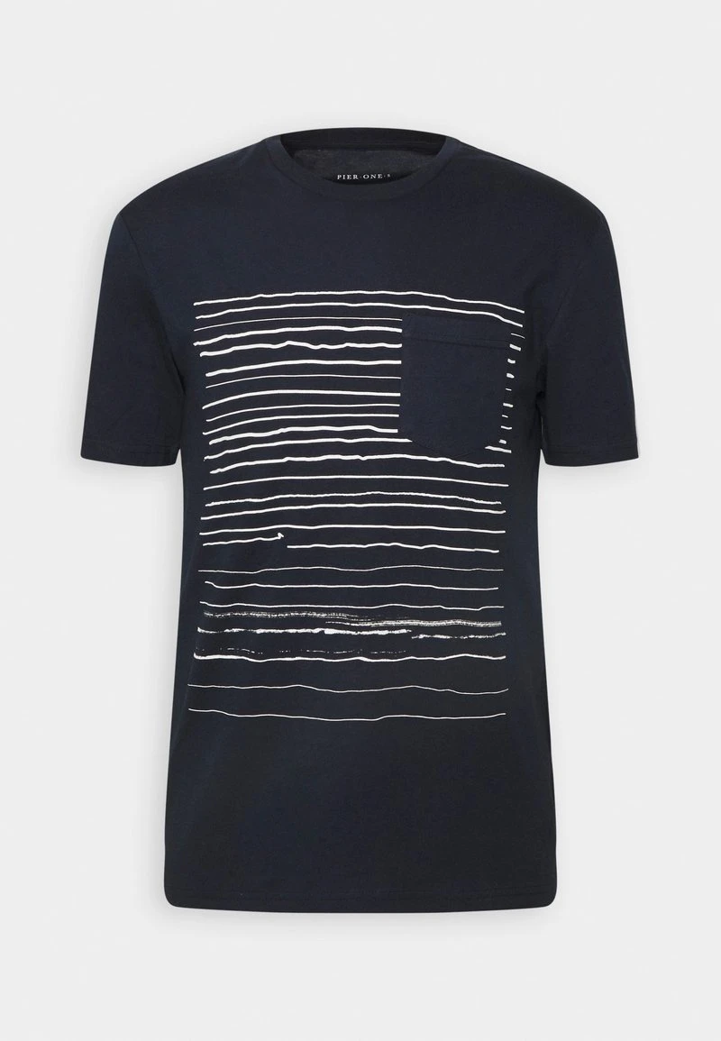 Pier One T-Shirt Print - Dark Blue 4 Pier One T-Shirt Print - Dark Blue – Bild 4