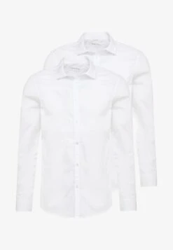 Pier One 2 PACK - Businesshemd - White -Pier One 80b0853fe93b4ce78b05673341572c11