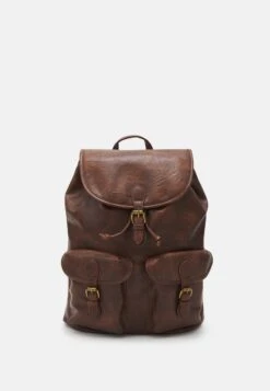 Pier One UNISEX - Tagesrucksack - Dark Brown -Pier One bf72c4ea19f7457bb8697ea9f300b832 1