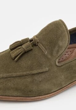 Pier One LEATHER - Slipper - Green -Pier One e1f88111880d4b22b149d345f9e0d086